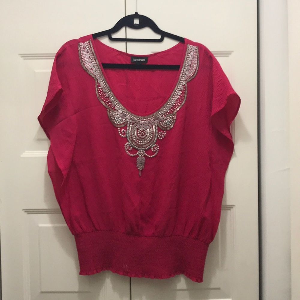 Snitched waist beaded top
